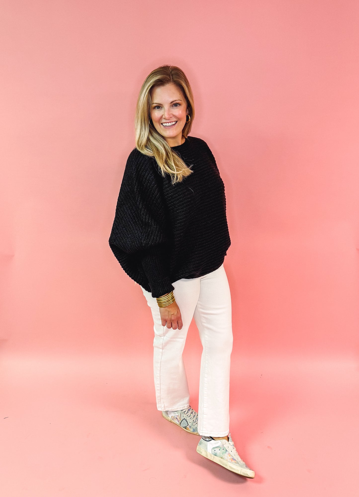 Cream Cropped Denim Jean