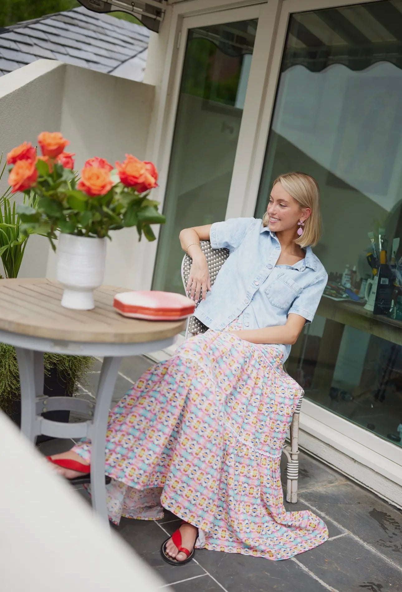 Triple Tiered Maxi Skirt