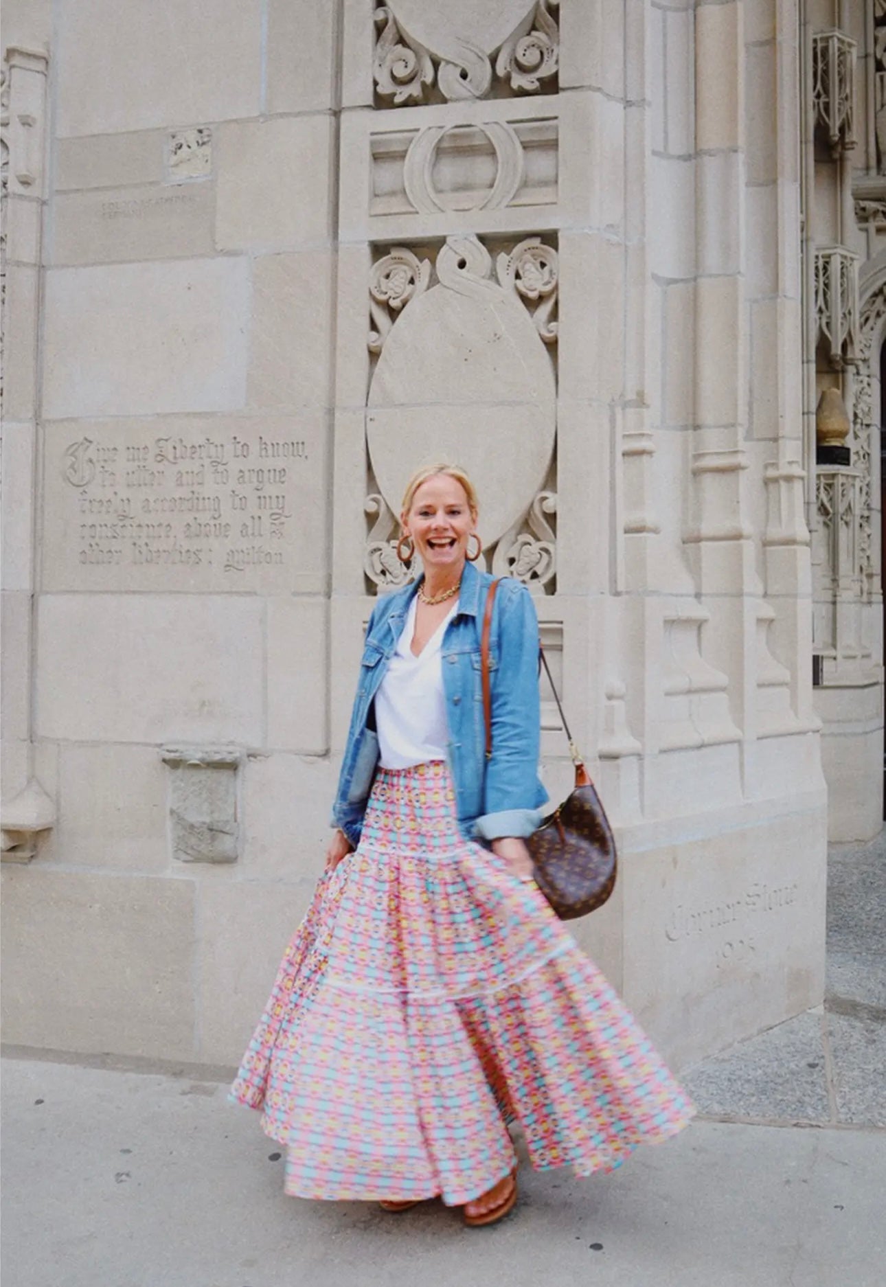 Triple Tiered Maxi Skirt
