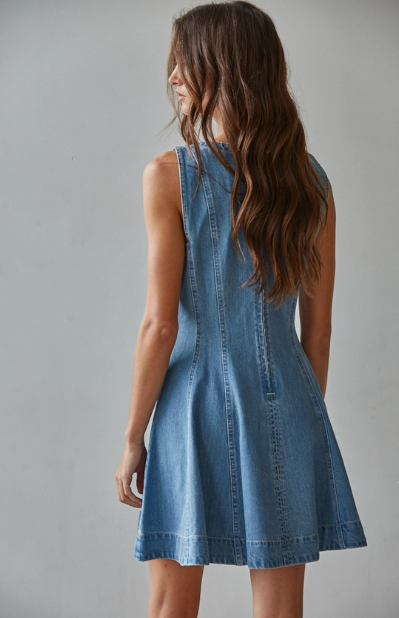 The Harper Denim Dress