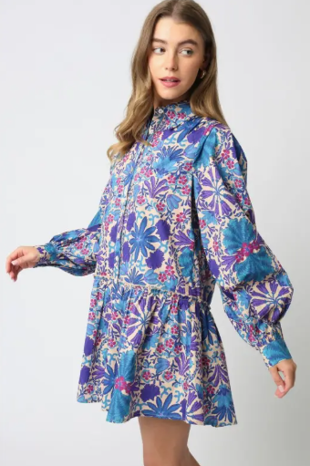 Rio Mar Puff Sleeve Dress