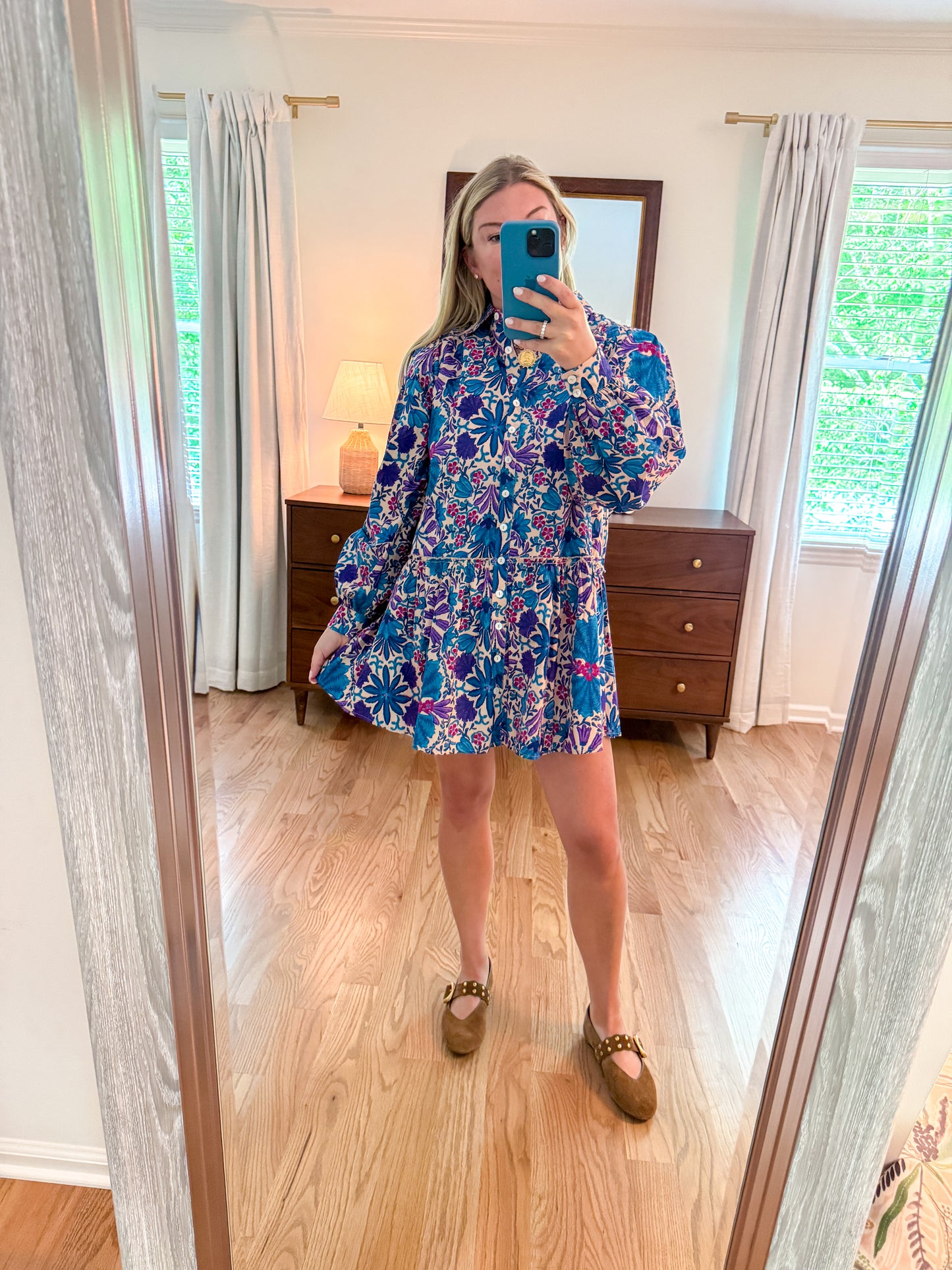 Rio Mar Puff Sleeve Dress