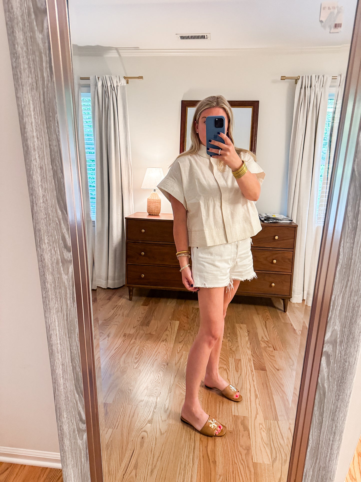 Sophia Top - Linen