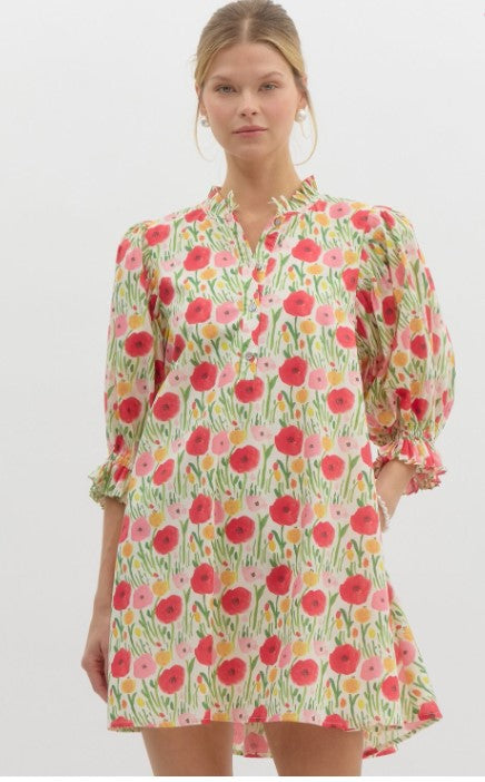Tulip Mini Swing Dress