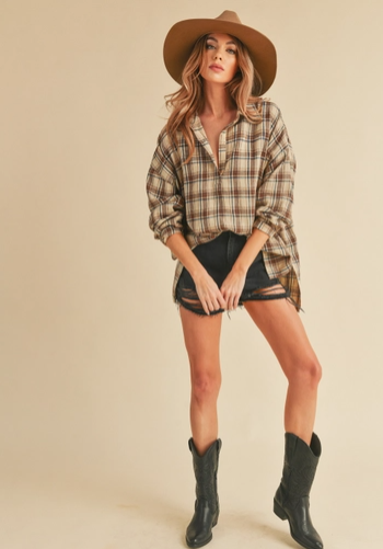 Tamra Plaid Shirt
