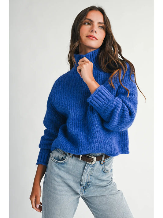 Sunday Morning Sweater - Cobalt Blue