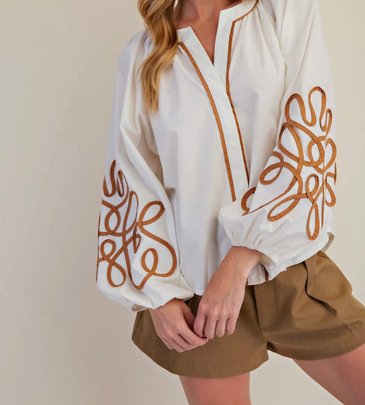 Soutache Detail Top
